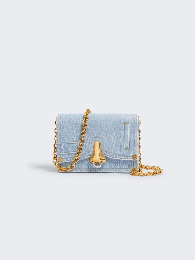 --Mini Denim Nose Bag-