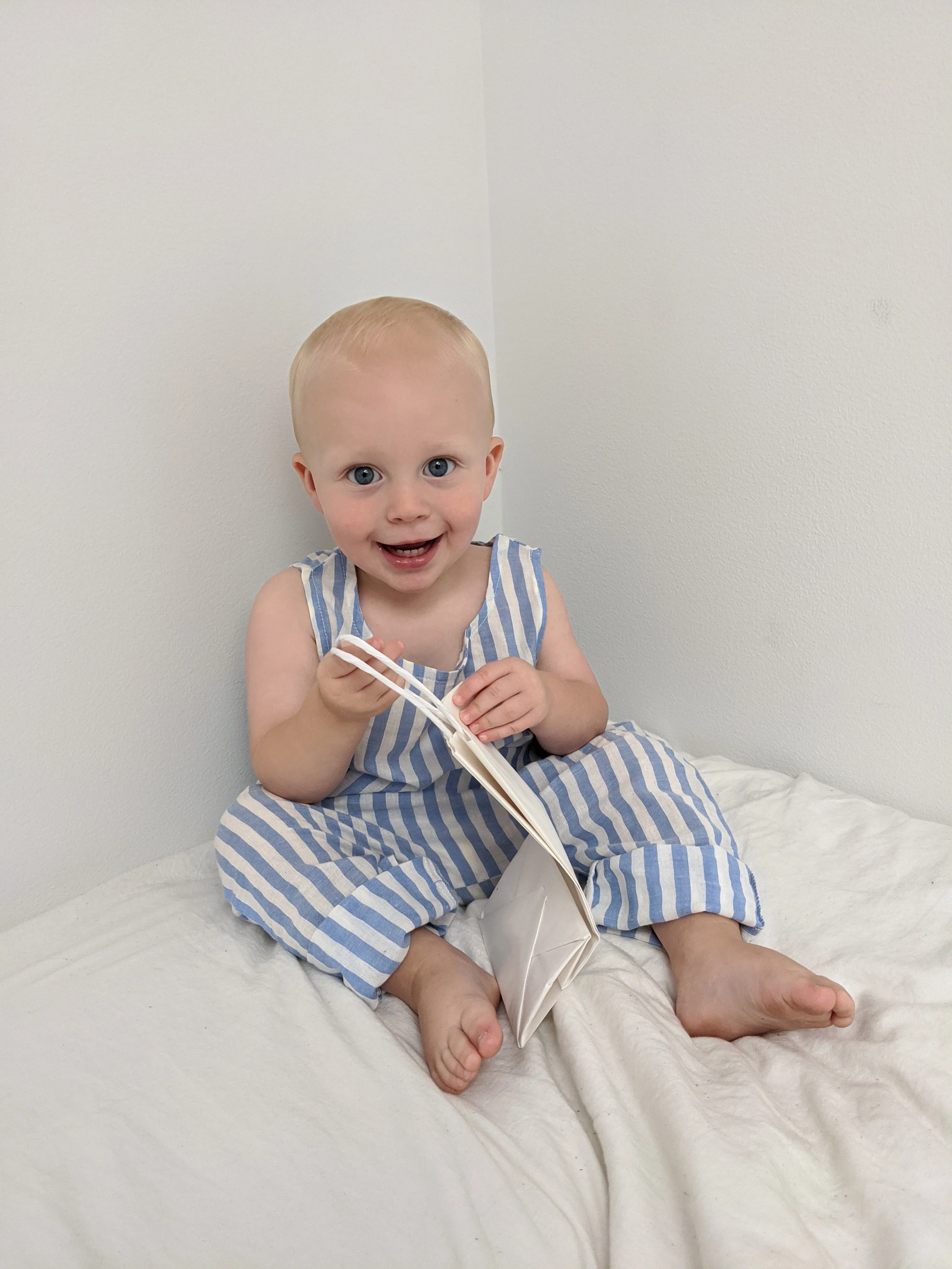 Mini Marni Striped Gauze Tank