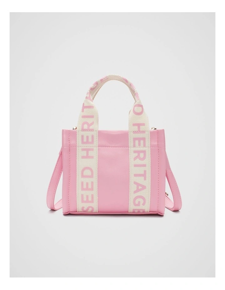 Mini Tote Bag in Candy Pink