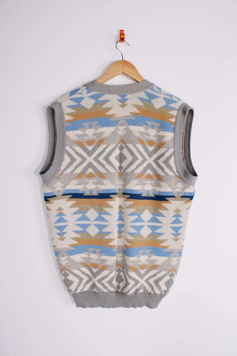 Missoni Knitted Button Up Vest XL
