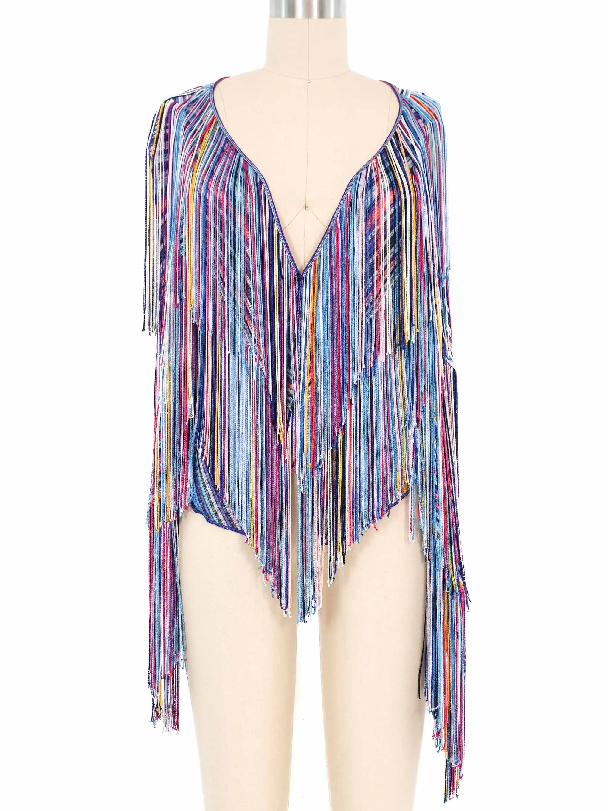 Missoni Rainbow Fringe Cardigan