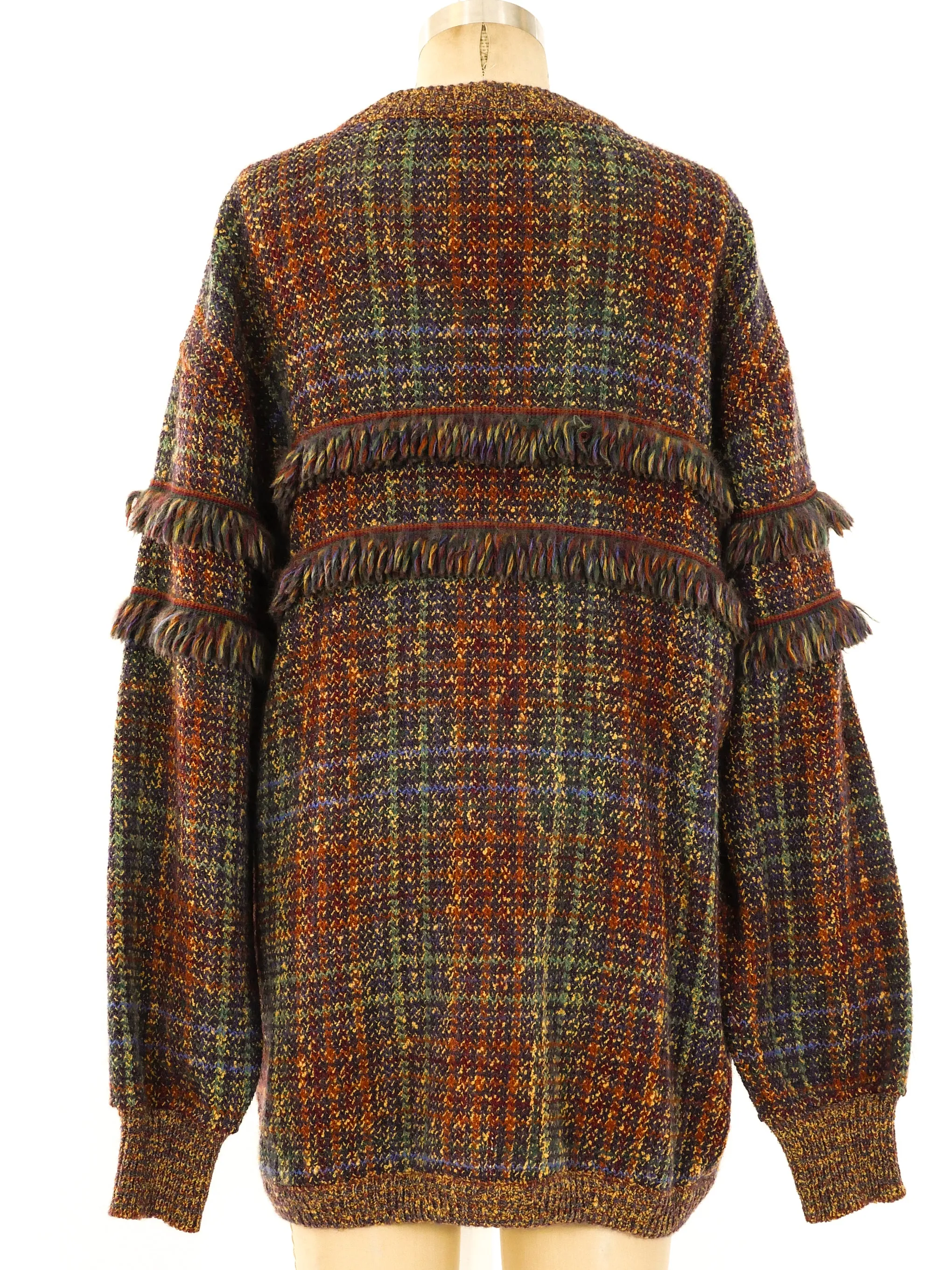 Missoni Yarn Fringe Trimmed Cardigan