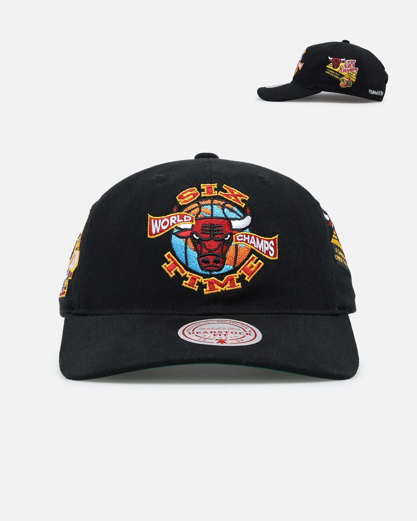 Mitchell & Ness Chicago Bulls Six Time World Champs Black