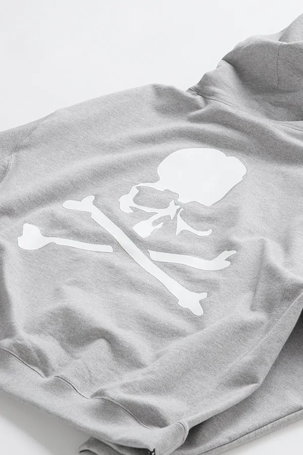 MJ BOXY LOGO AND SKULL HOODIE