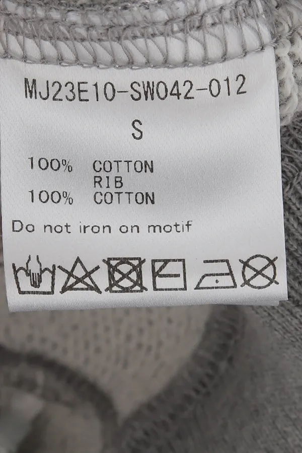 MJ BOXY LOGO AND SKULL HOODIE