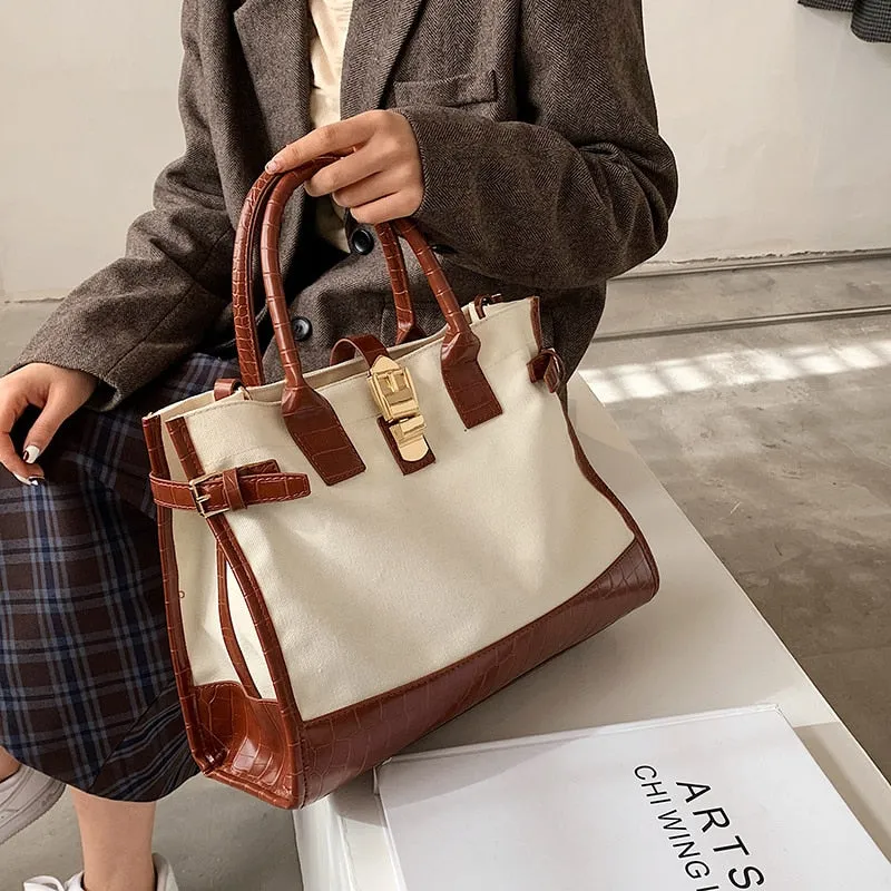 Moda Women's Canvas Shoulder Bag