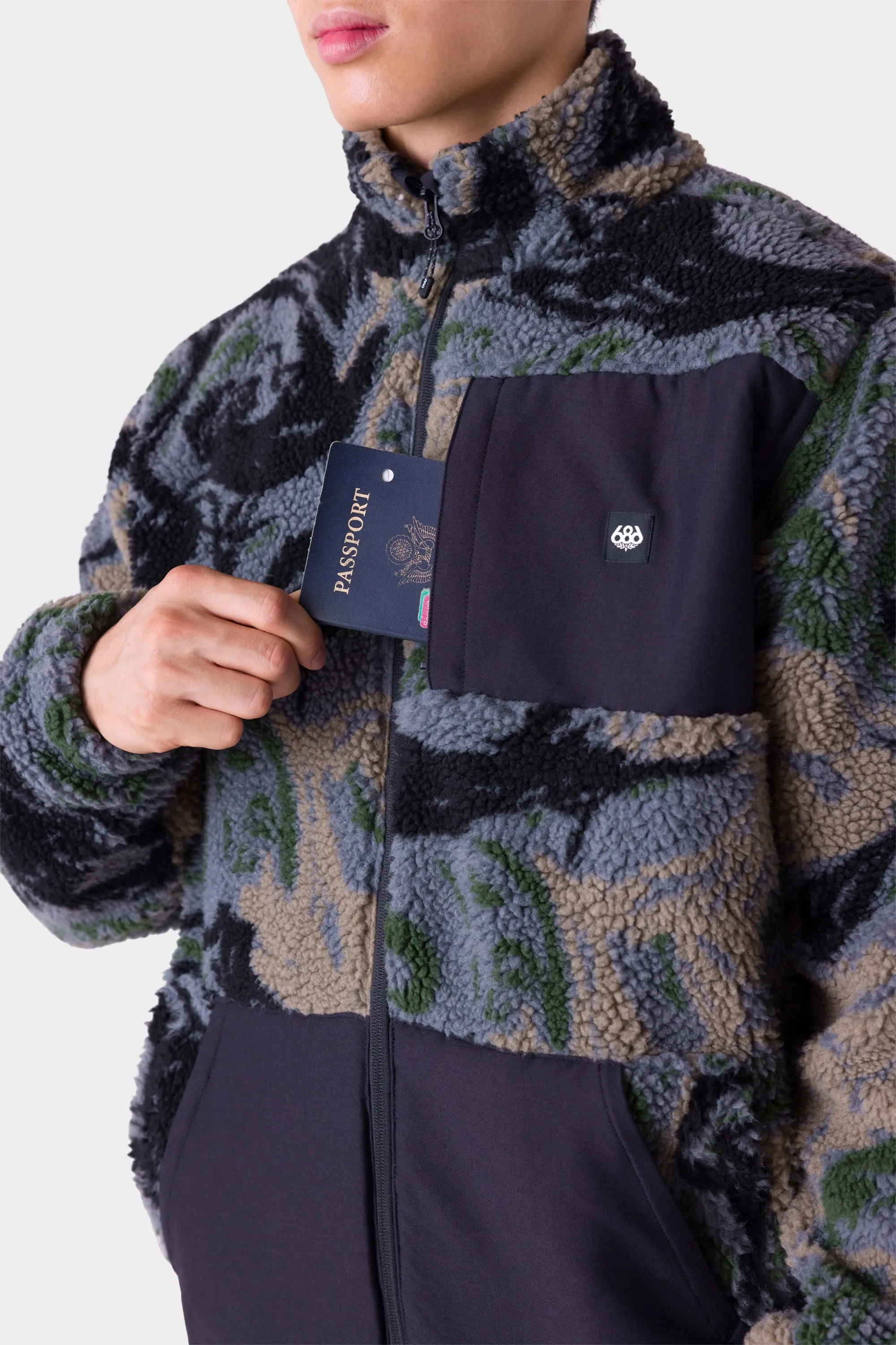   Molehill Sherpa Zip Up Jacket
