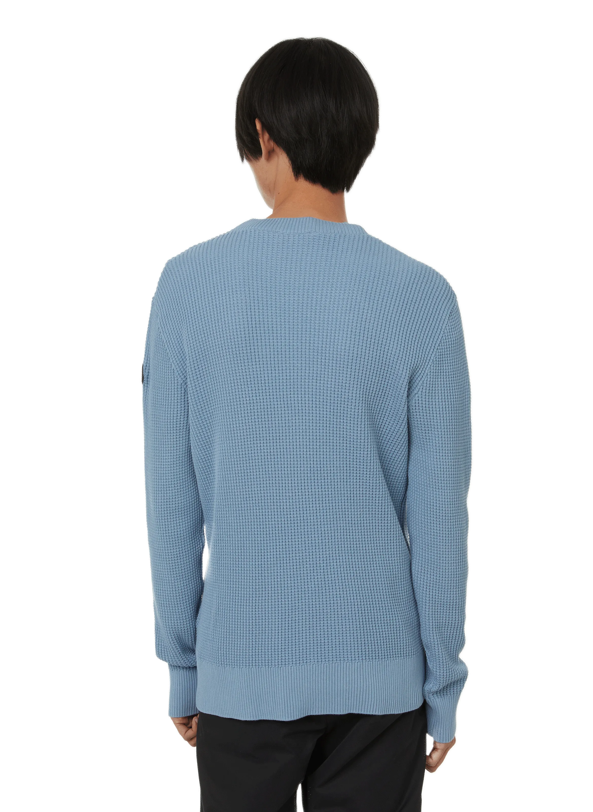 MONCLER  Cotton jumper - Blue