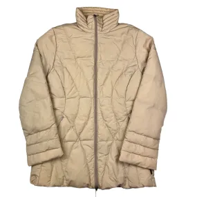 Moncler Cream Long Puffer Jacket