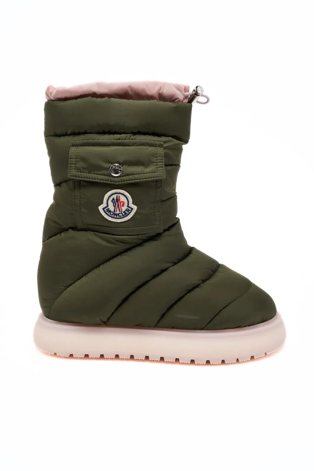 Moncler Gaia Snow Olive Boots