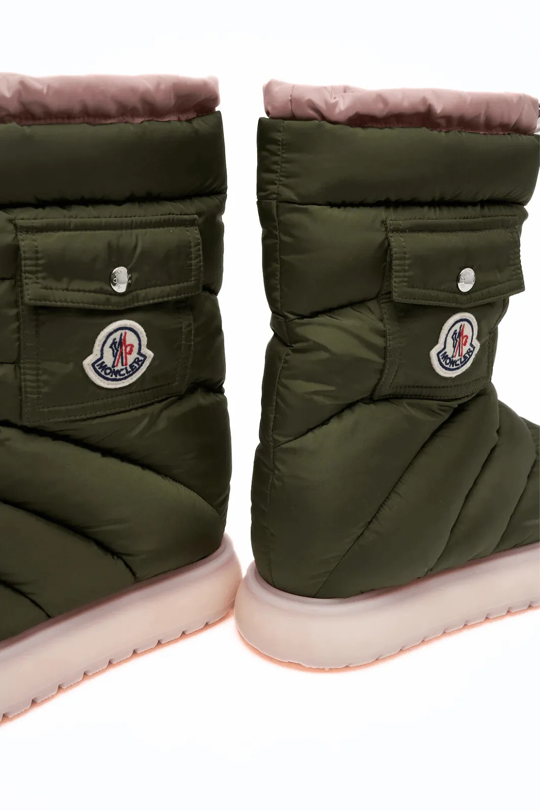 Moncler Gaia Snow Olive Boots