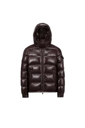 Moncler Maya Short Down Man Jacket Dark Brown