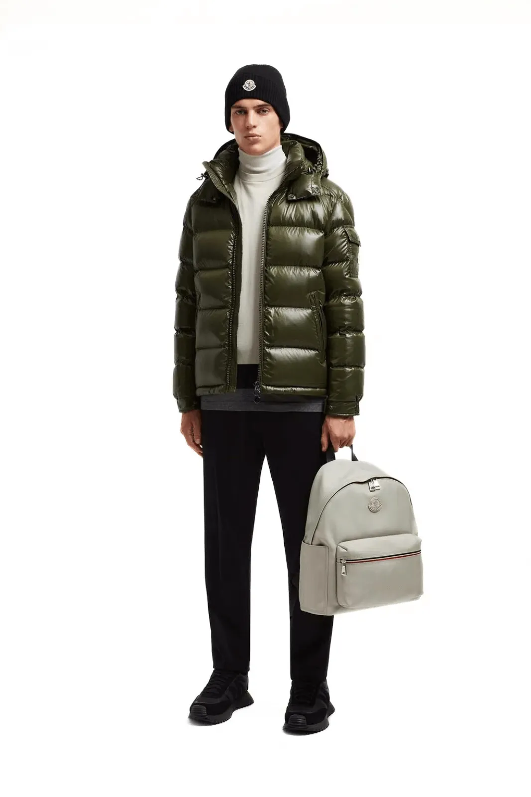 Moncler Maya Short Down Man Jacket Olive