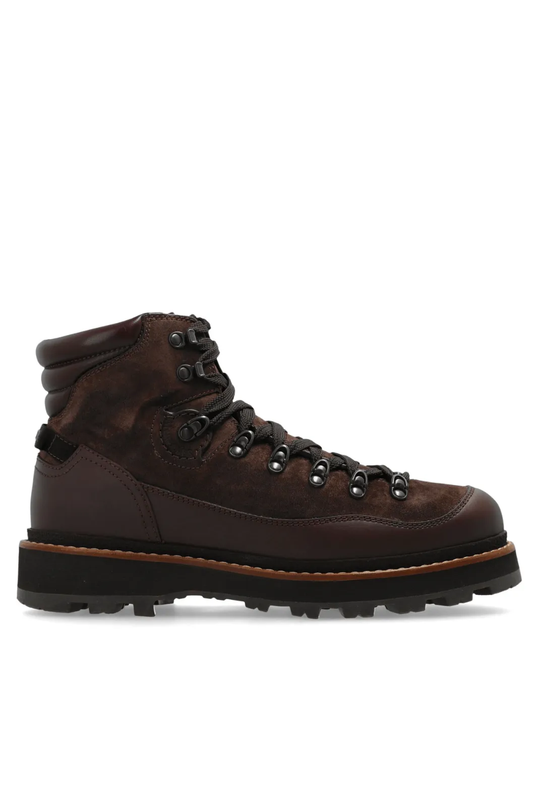 Moncler Peka Men Trek Hiking Brown Boots