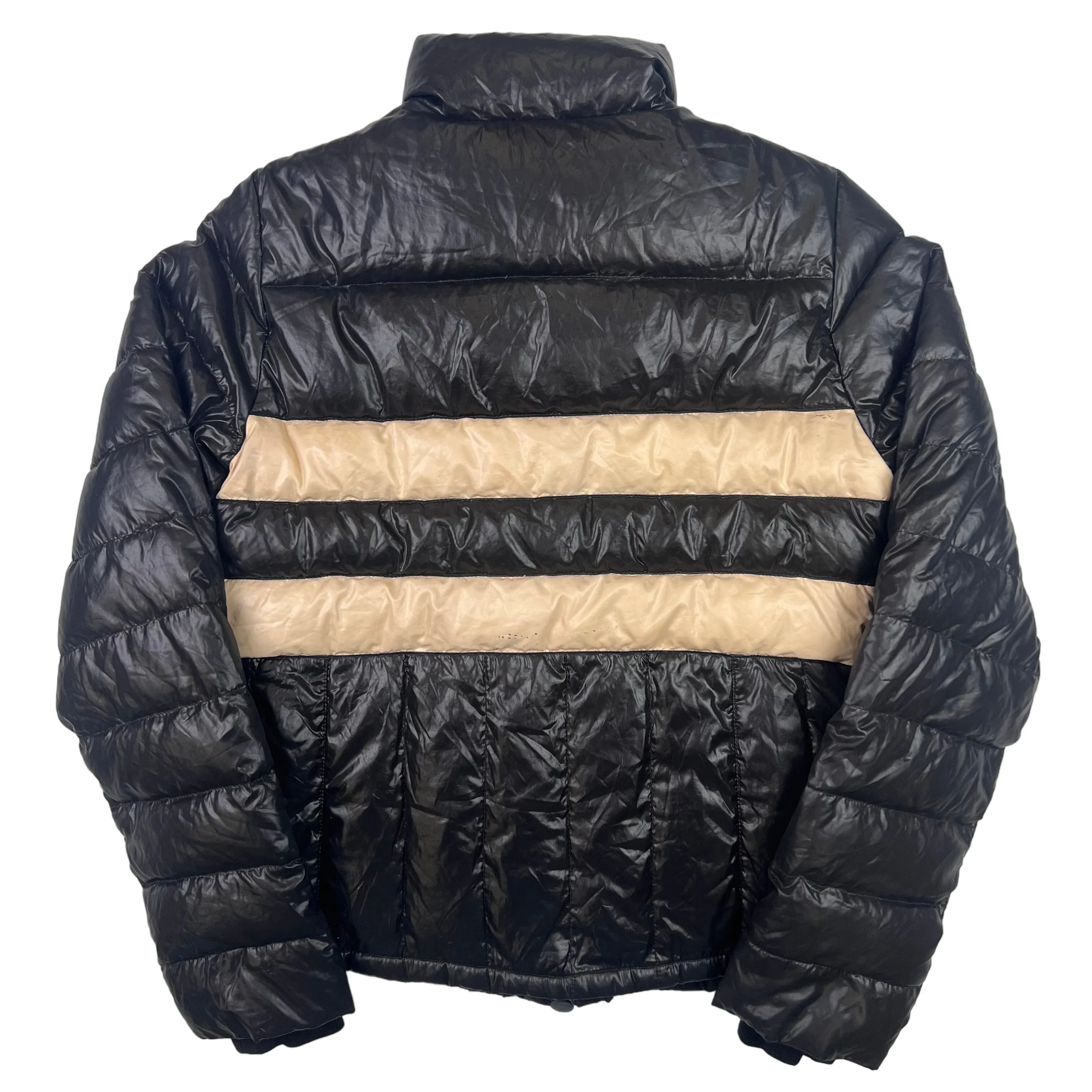 Moncler Thomas Down Puffer Jacket Black Beige