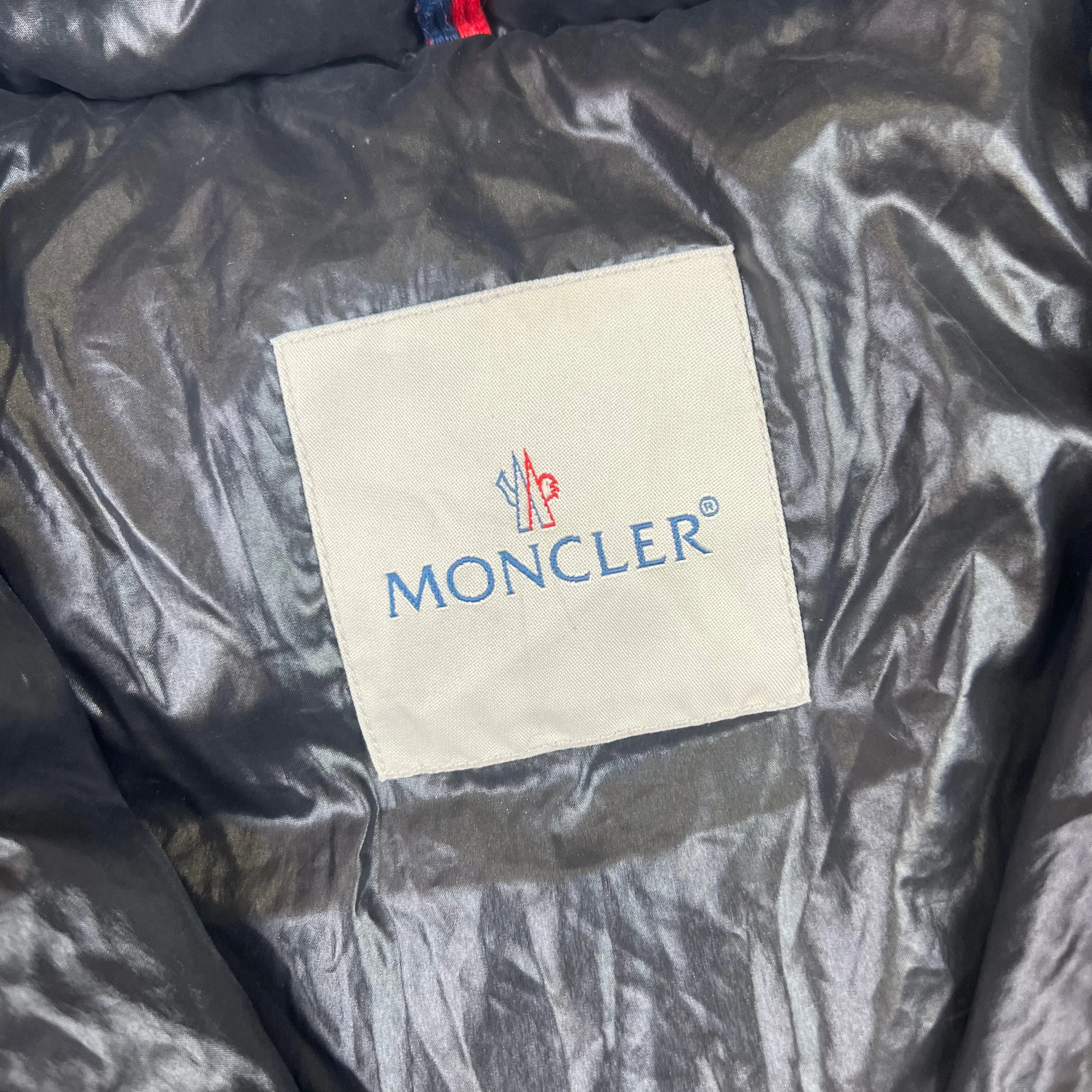 Moncler Thomas Down Puffer Jacket Black Beige