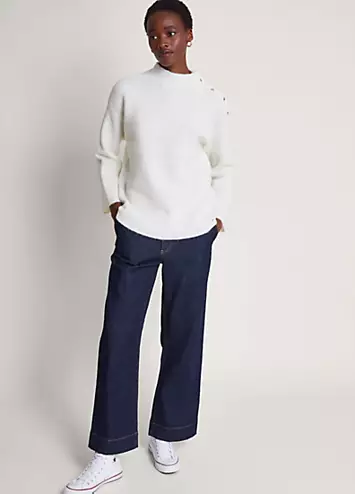 Monsoon Billie Button Jumper | Grattan