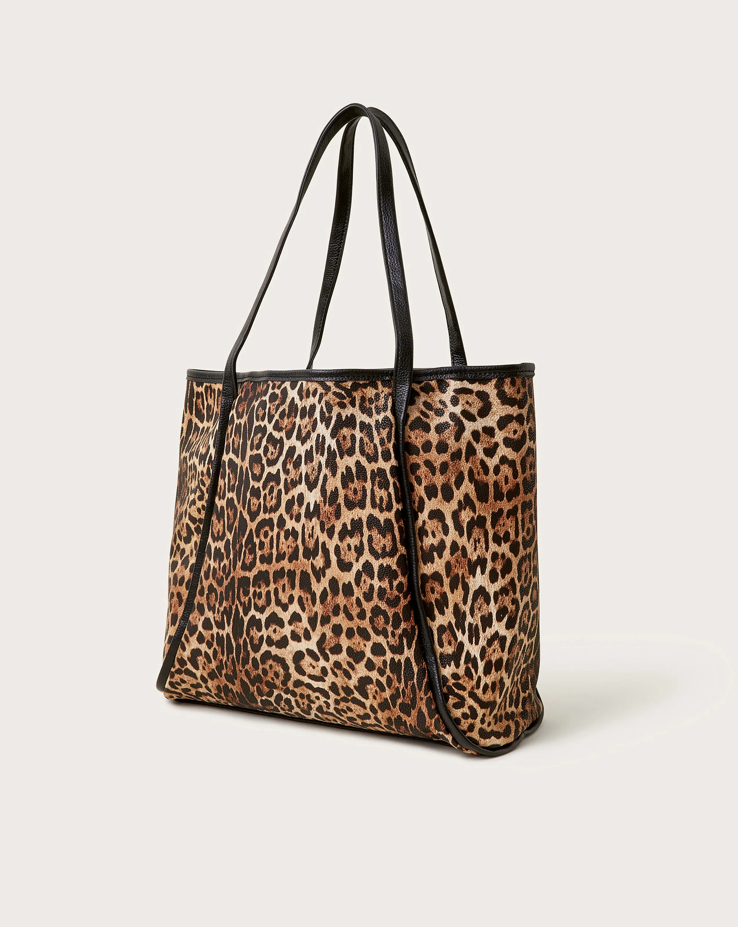 Monsoon Mava Leopard Print Tote Bag | Simply Be