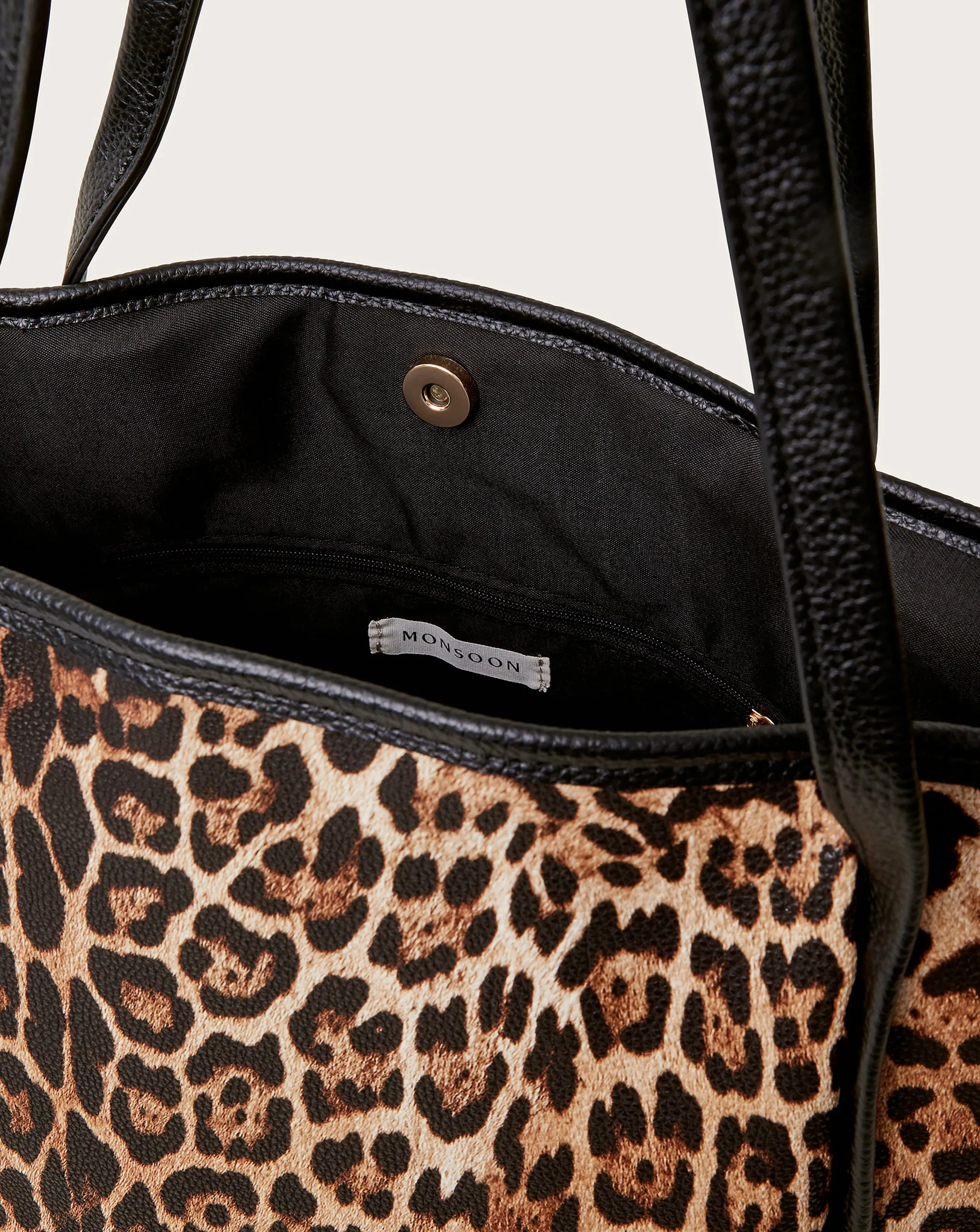 Monsoon Mava Leopard Print Tote Bag | Simply Be