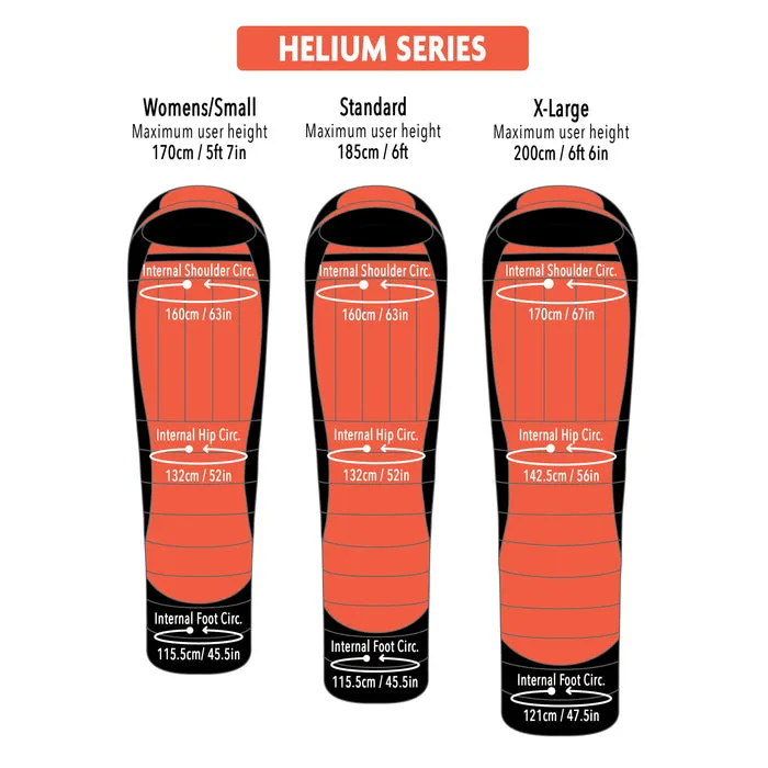 Mont Helium 600 -10°C Down Sleeping Bag
