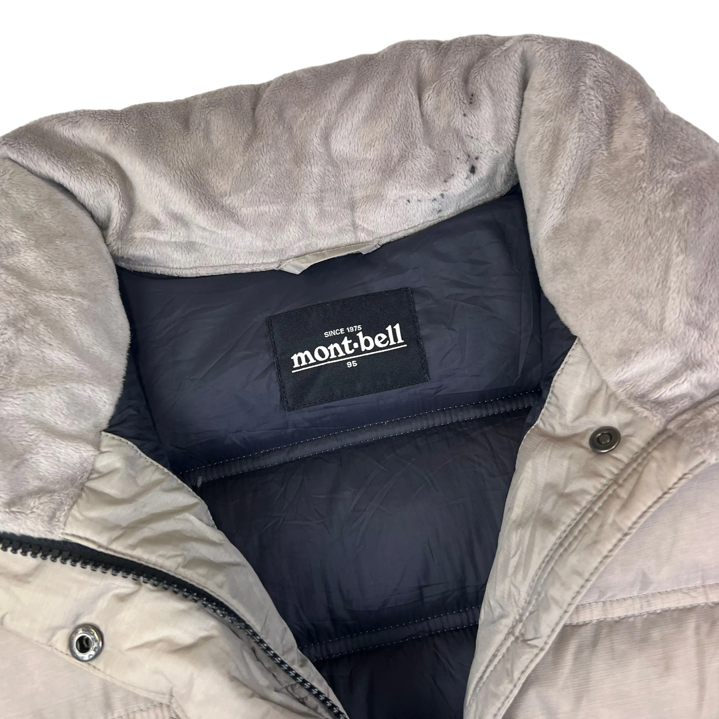 Montbell Grey Long Puffer Coat