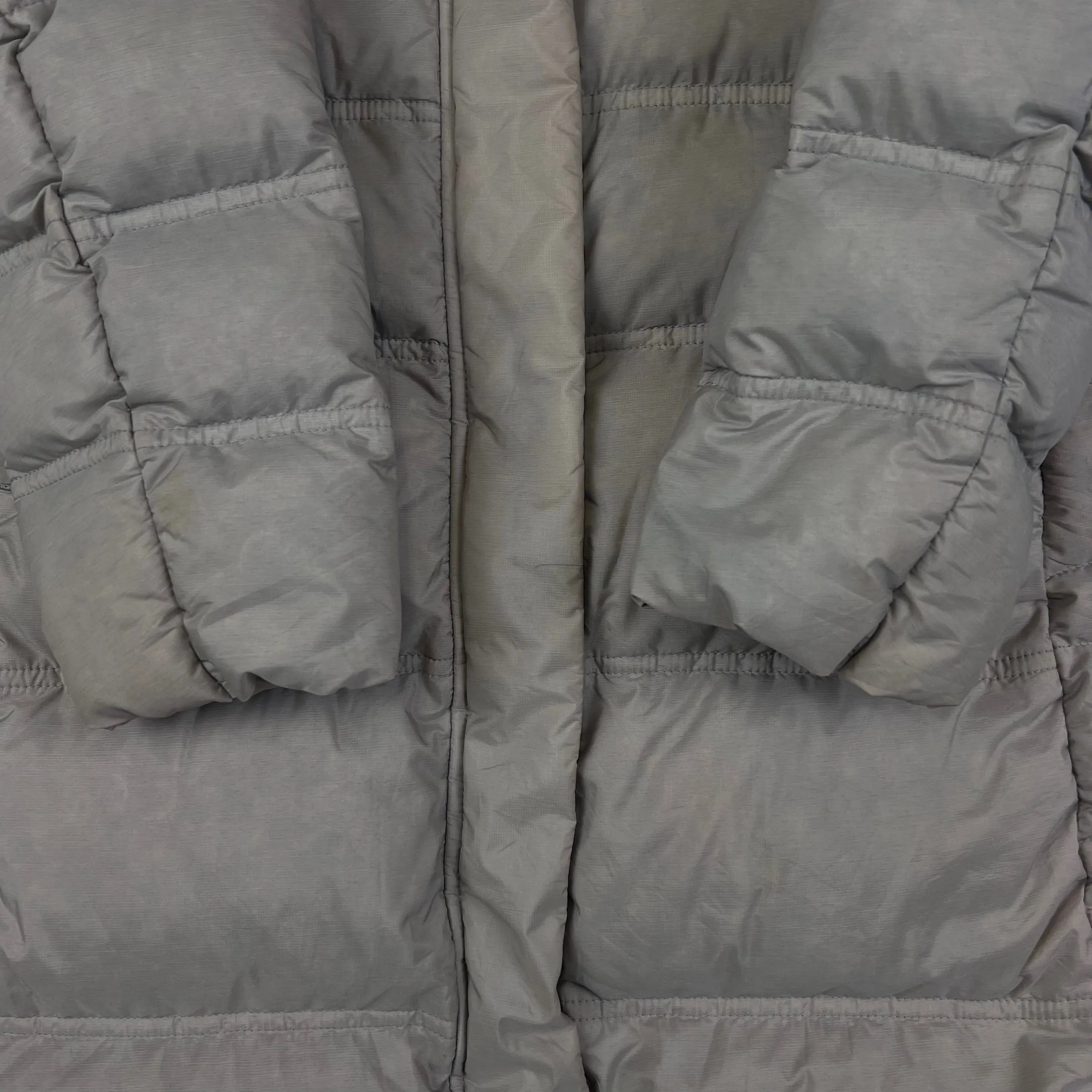 Montbell Grey Long Puffer Coat