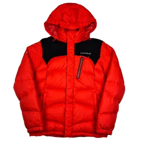 Montbell Orange Puffer Jacket