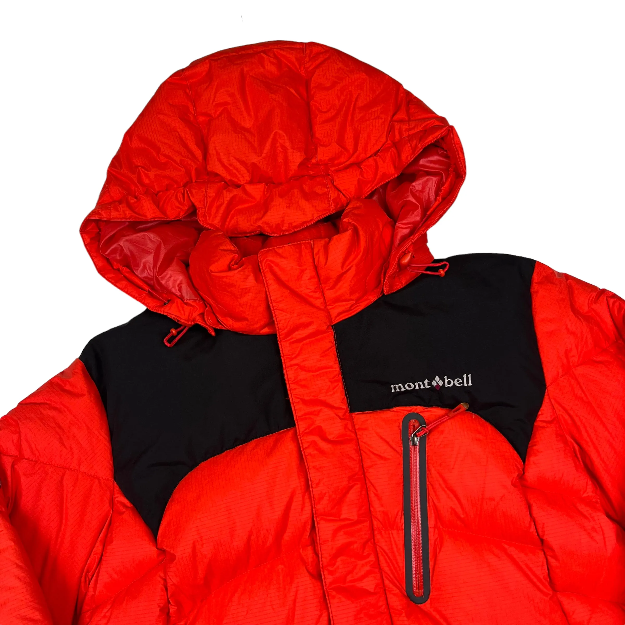 Montbell Orange Puffer Jacket