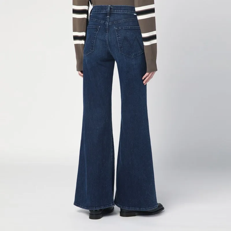 Mother Faded Blue Flared Jeans