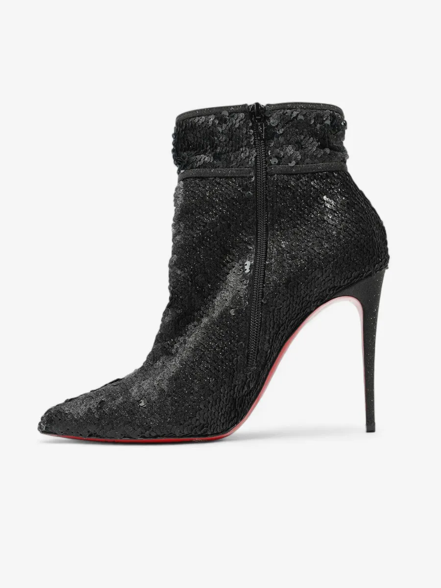 Moulakate Ankle Boot 110 Black Sequin EU 41 UK 8