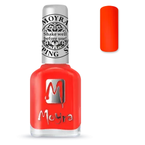 Moyra Stamping polish neon red