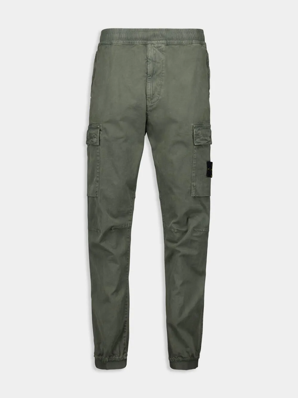 Musk Green Regular Tapered Fit Cargo Pants