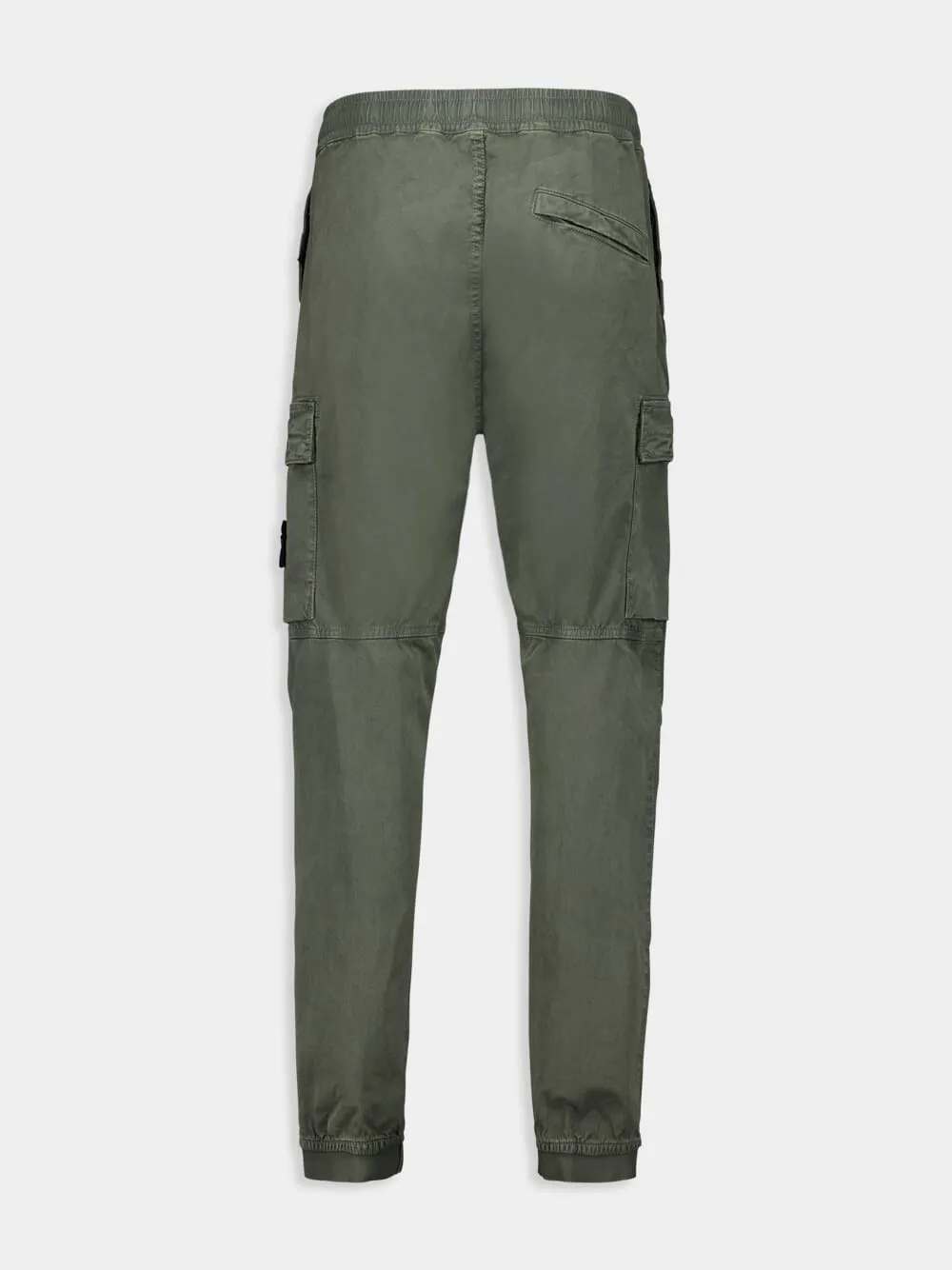 Musk Green Regular Tapered Fit Cargo Pants