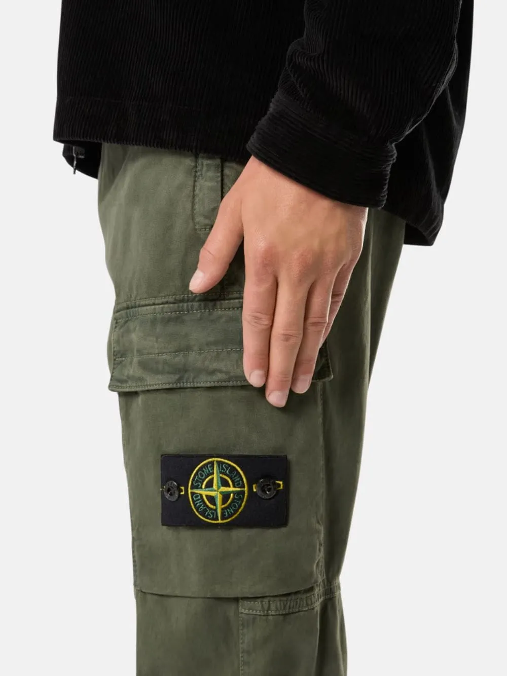 Musk Green Regular Tapered Fit Cargo Pants