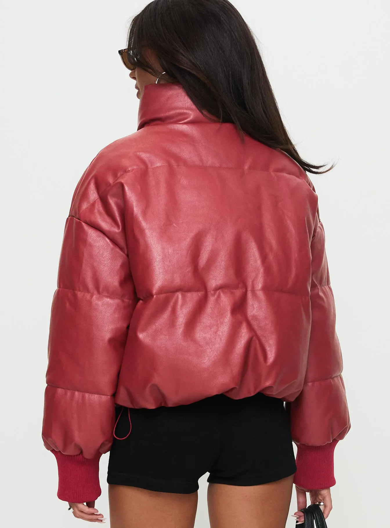 Myler Puffer Jacket Burgundy