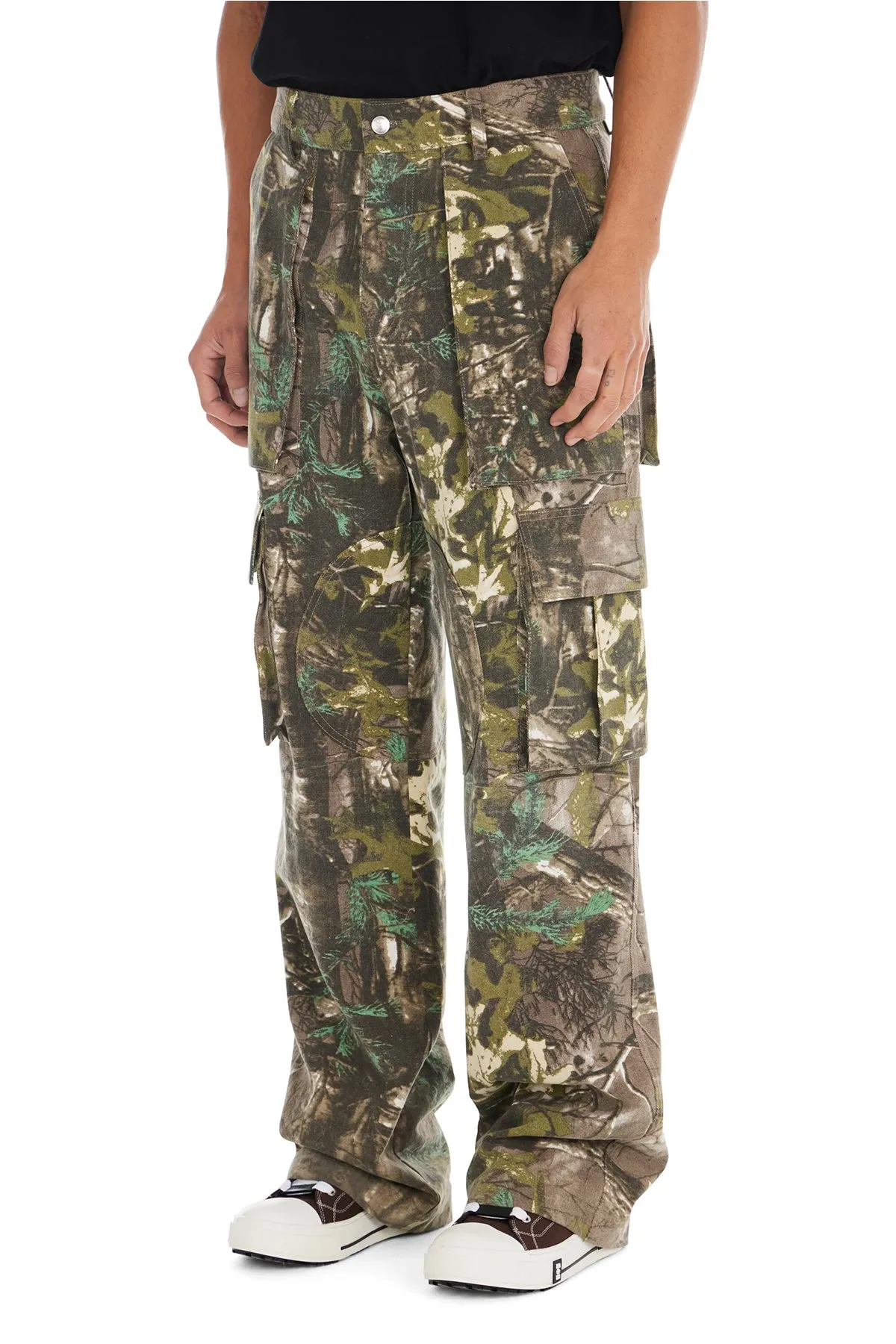 NAHMIAS | CAMO LOGO CARGO PANTS