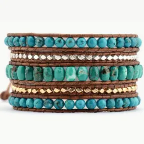Natural Turquoise Spirit Bracelet