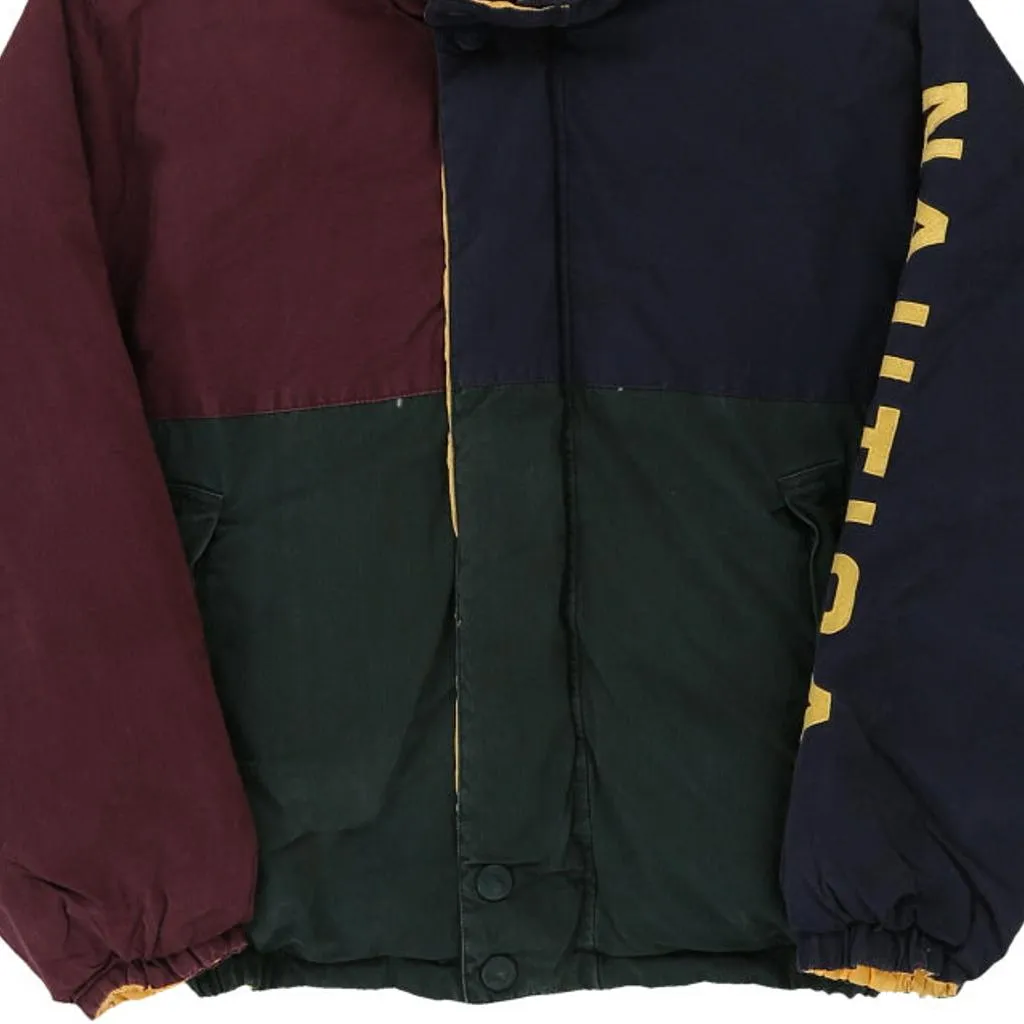 Nautica Reversible Puffer - Small Block Colour Down And Feather