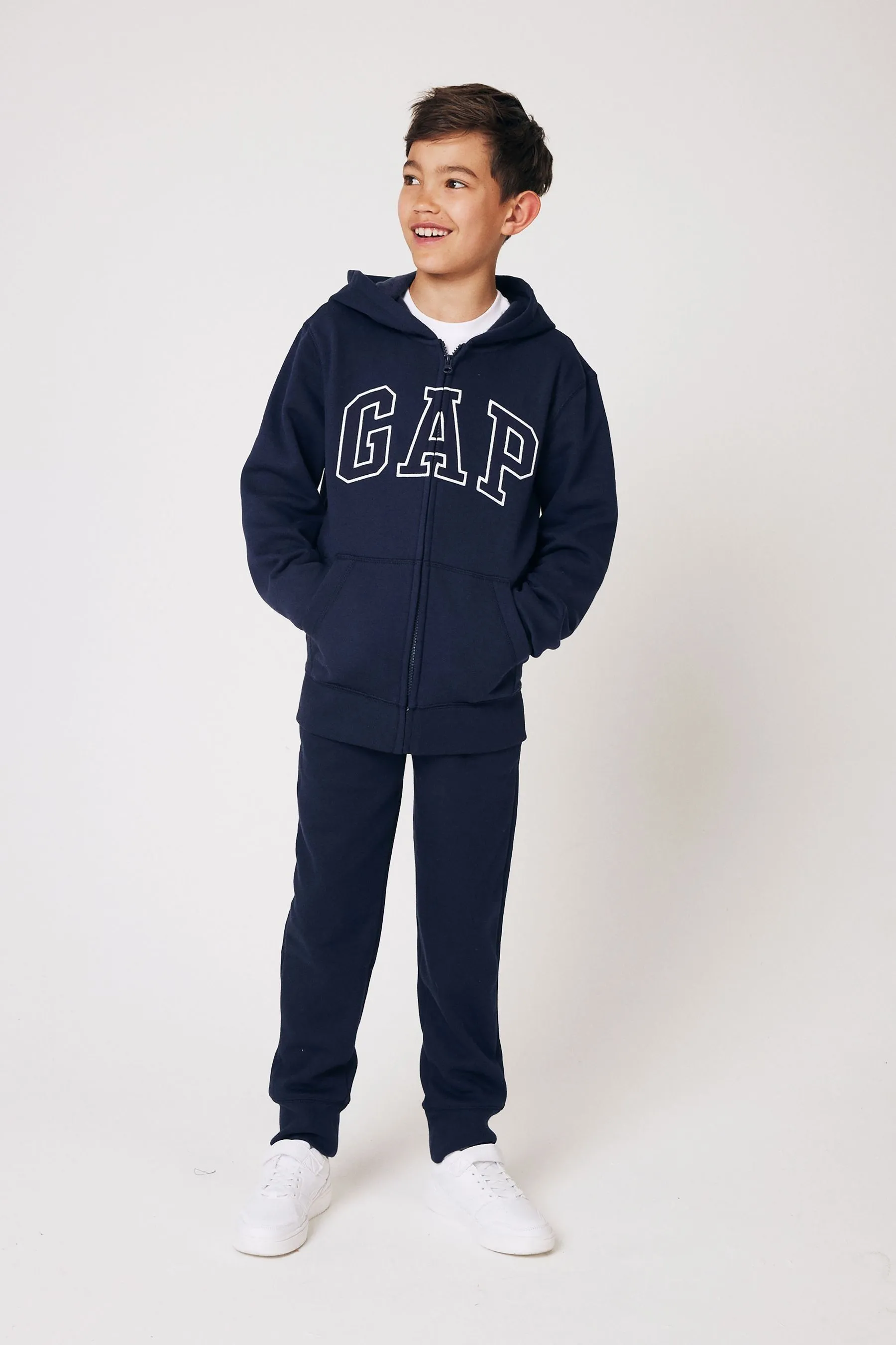 Navy Blue Logo Pull On Joggers (4-13yrs)