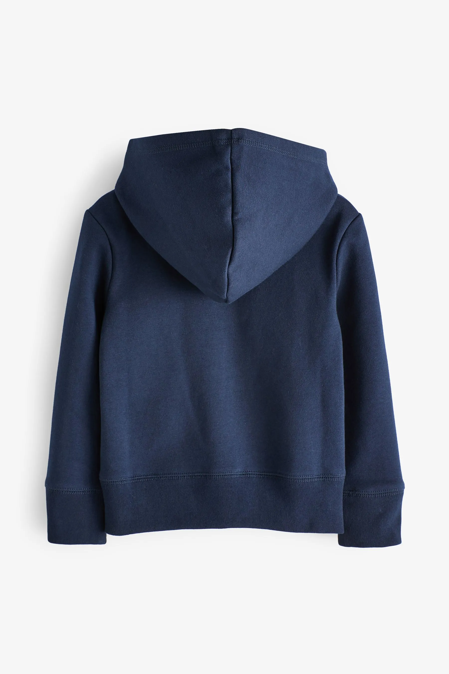 Navy Blue Logo Zip Through Hoodie (4-13yrs)