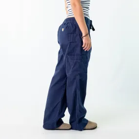 Navy Blue y2ks Carhartt Woven Cargo Pants Baggy Pants (32x30)