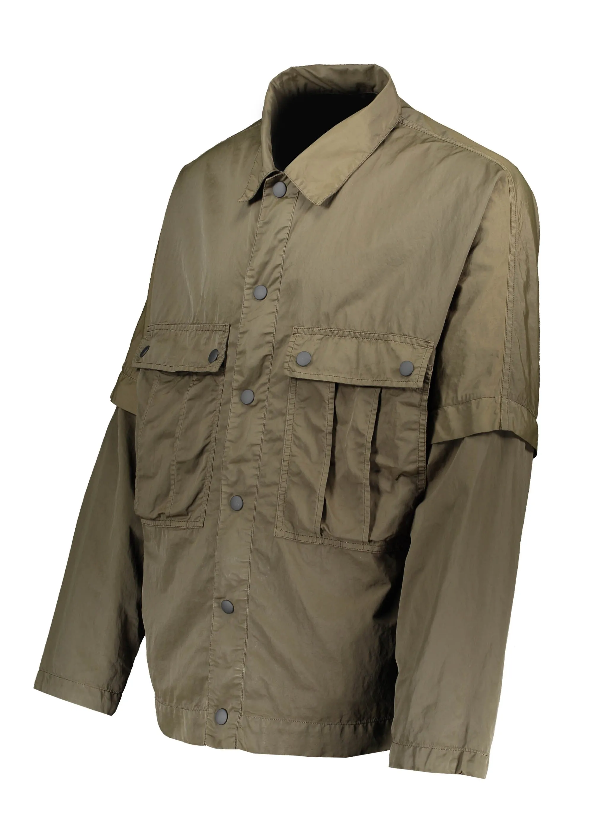 Nemen Killa Cargo Coach Jacket - Military Green