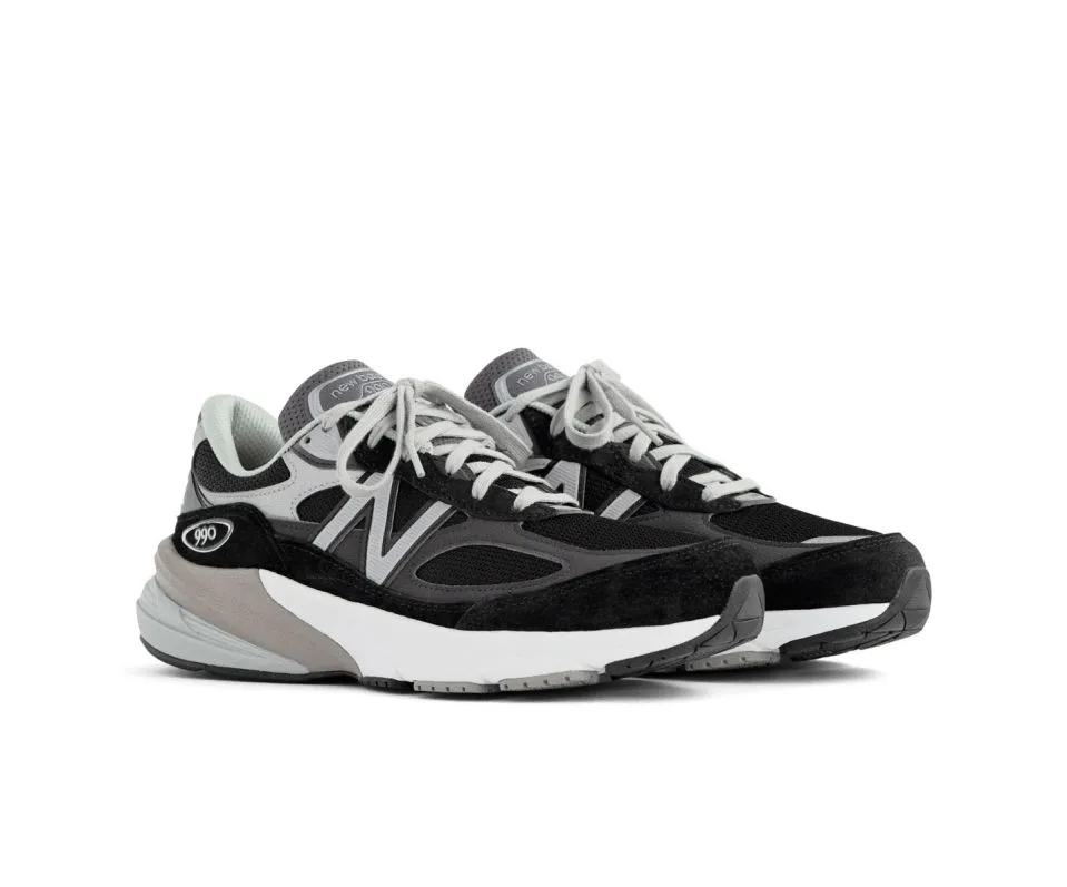 New Balance 990v6 Men's Running Shoe - Black/White