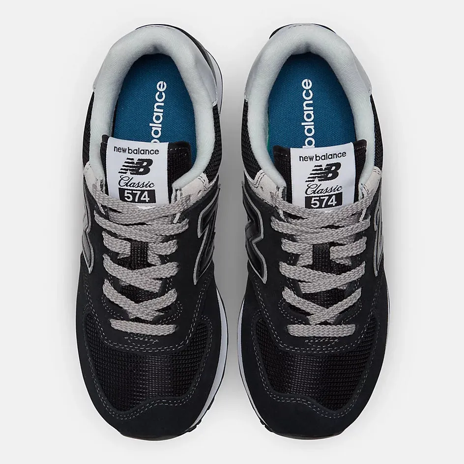 New Balance Women's WL574EVB Black White