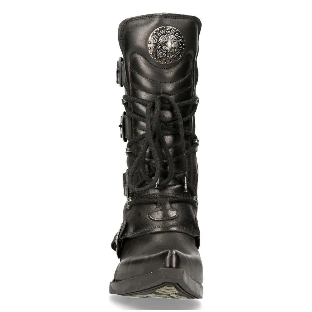 NEW ROCK - M-7993-S1 Western Style Biker Boots