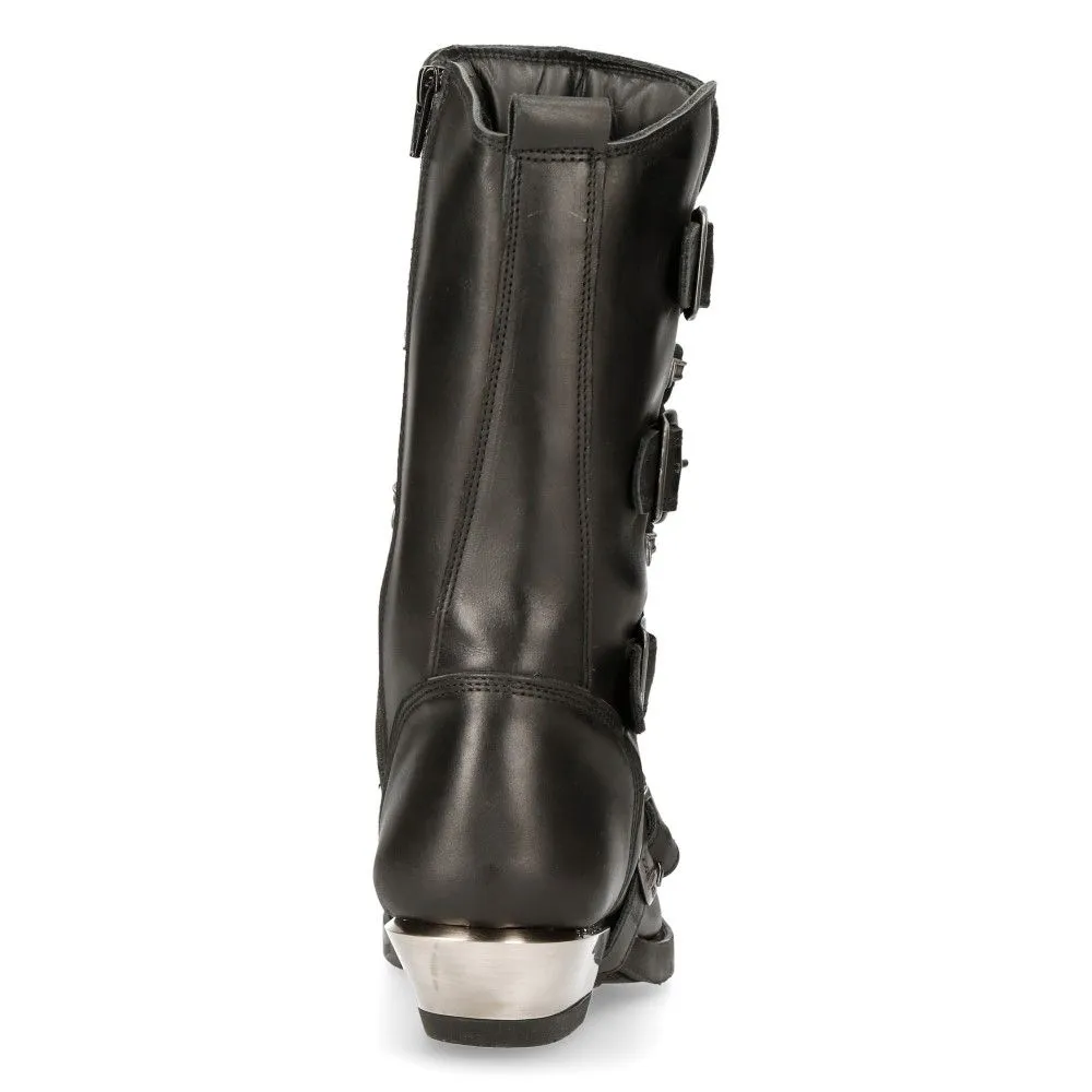 NEW ROCK - M-7993-S1 Western Style Biker Boots