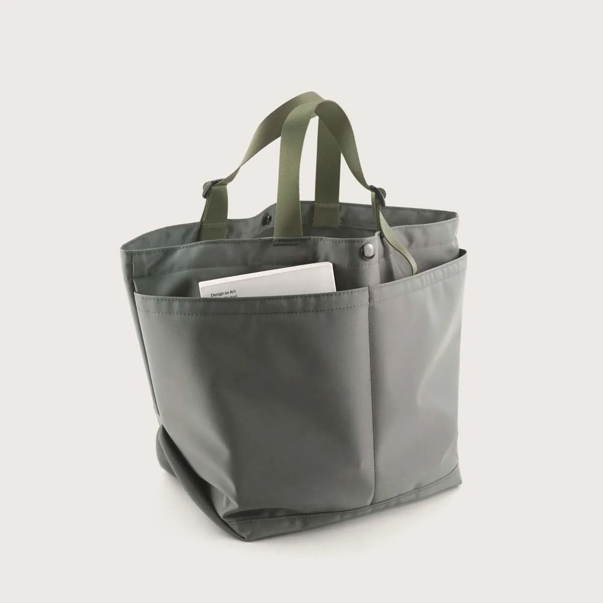 New Small Carry all Tote - Khaki Green