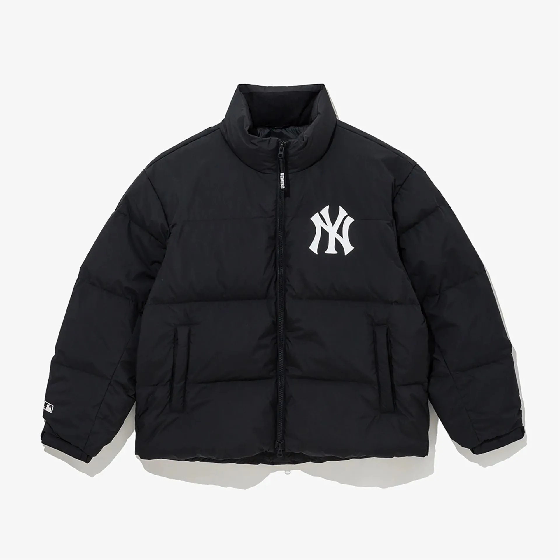 New York Yankees MLB Duck Puffer Black Jacket