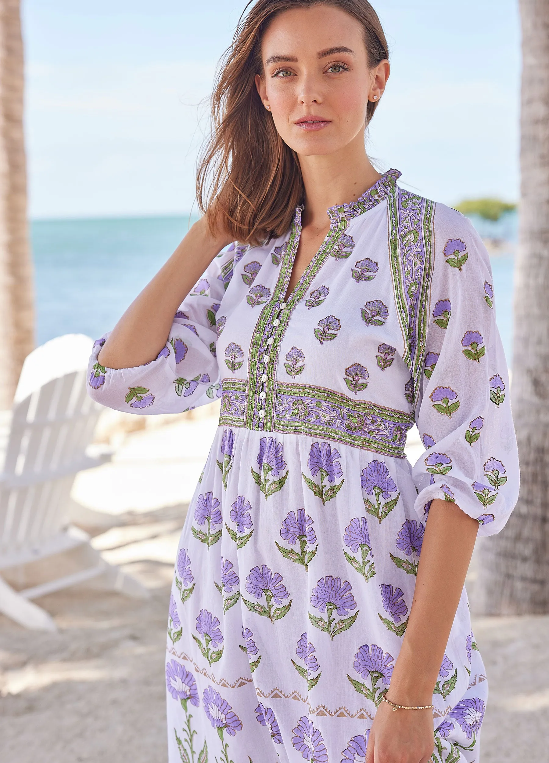 Nicole Border Dress