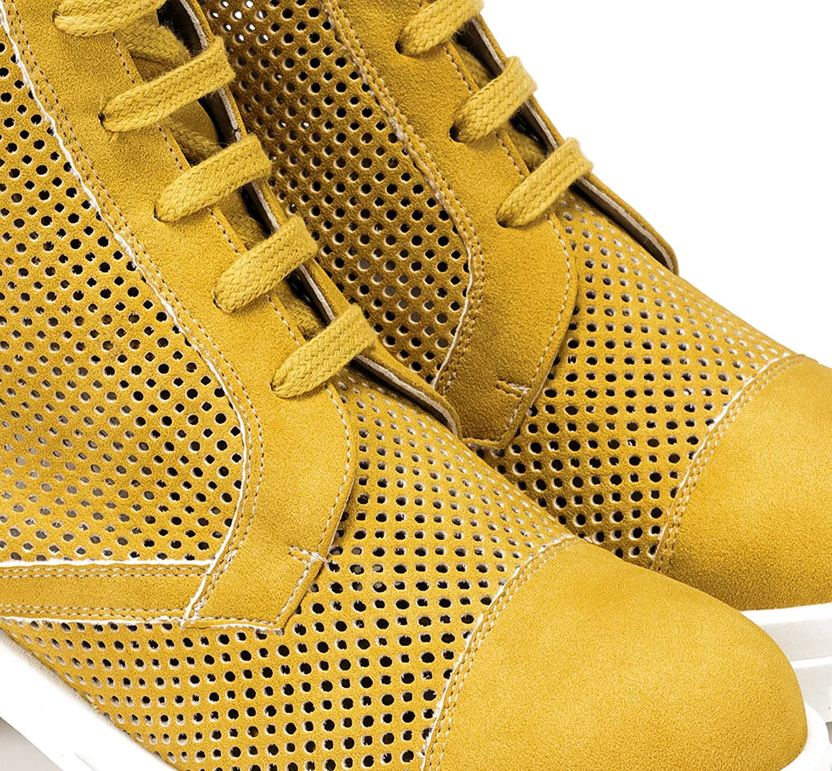 NIDUS D8734 Yellow Ankle Boot